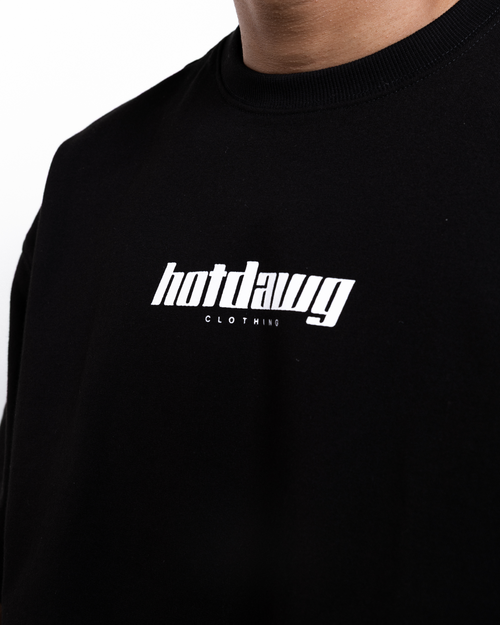 MASTER OF DELAY LOOSE FIT PRINTED TSHIRT - BLACK